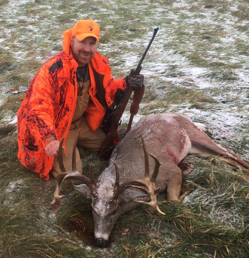 Family property proved to be the key for this beastly buck.