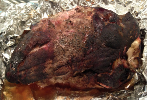 Wrapping the roast in foil and allowing to "rest" for an hour helps retain some moisture. (photo by Dan Schmidt)