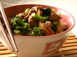 Venison and Broccoli stirfry