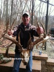 This giant 37 point nontypical buck was found by shed hunters in Missouri.