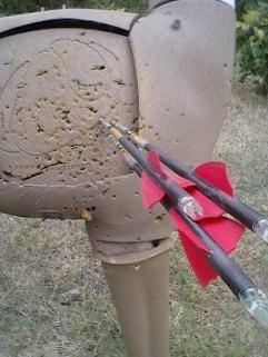 deer hunting with bow and arrow