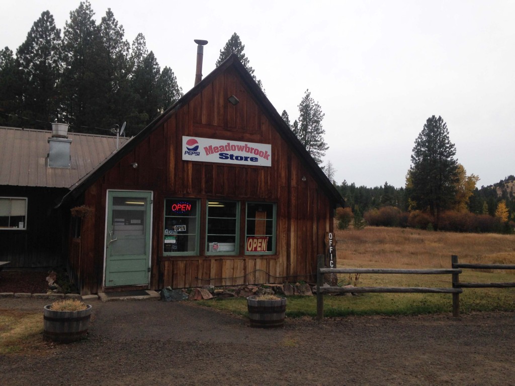 You don't see this in too many parts of America any more. What a cool, little town. This was the meeting place for hunters, ranchers and local residents.