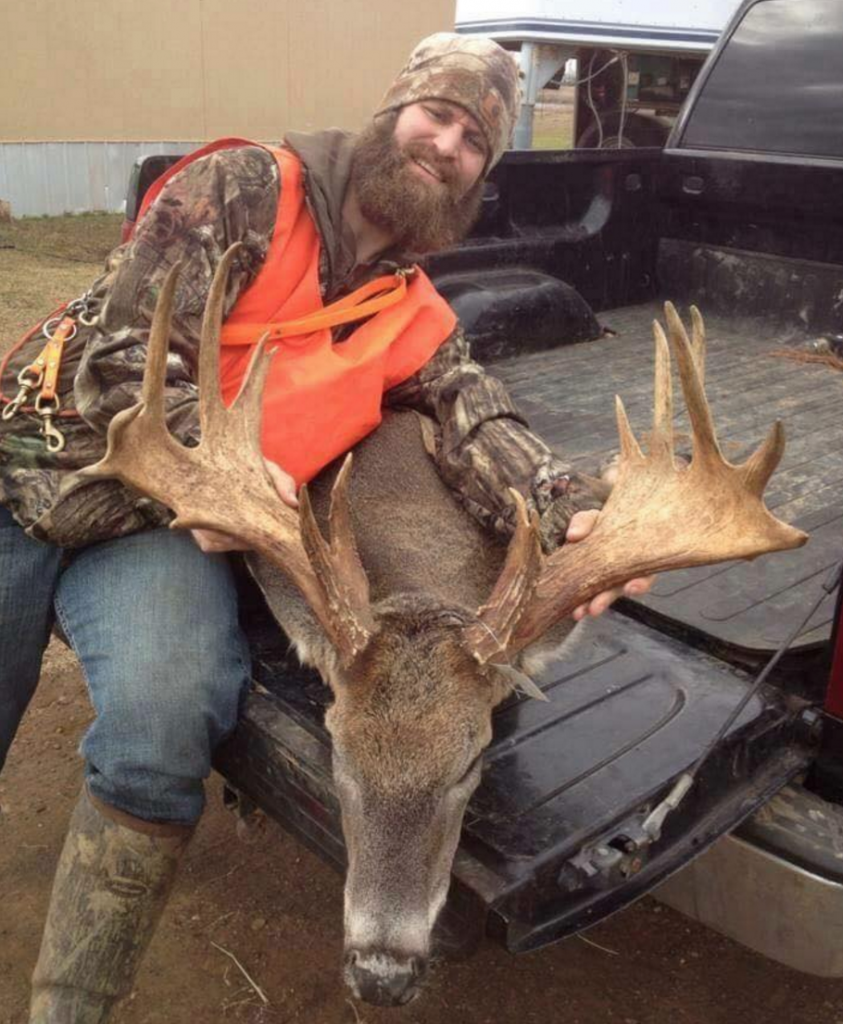 Great scott! We don't have any info about this hunter or buck, but this photo was making the rounds on social media. What a rack!