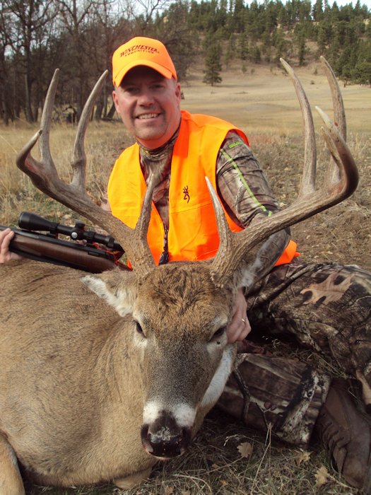 Dan Schmidt believes in Smokey's Pre-Orbital Gland Lure to help him kill bigger bucks.