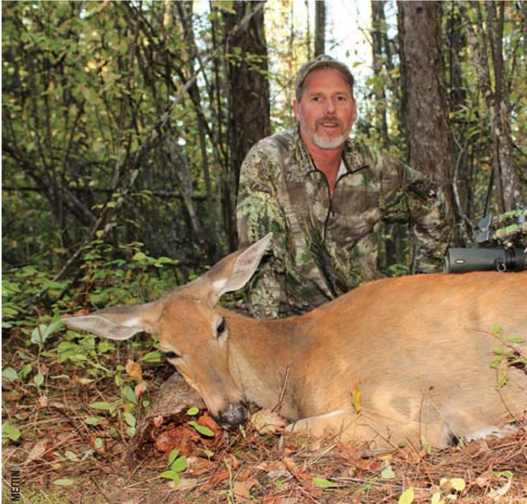 Some of the author's favorite hunts have been for does, which provide great challenges and tasty meals.