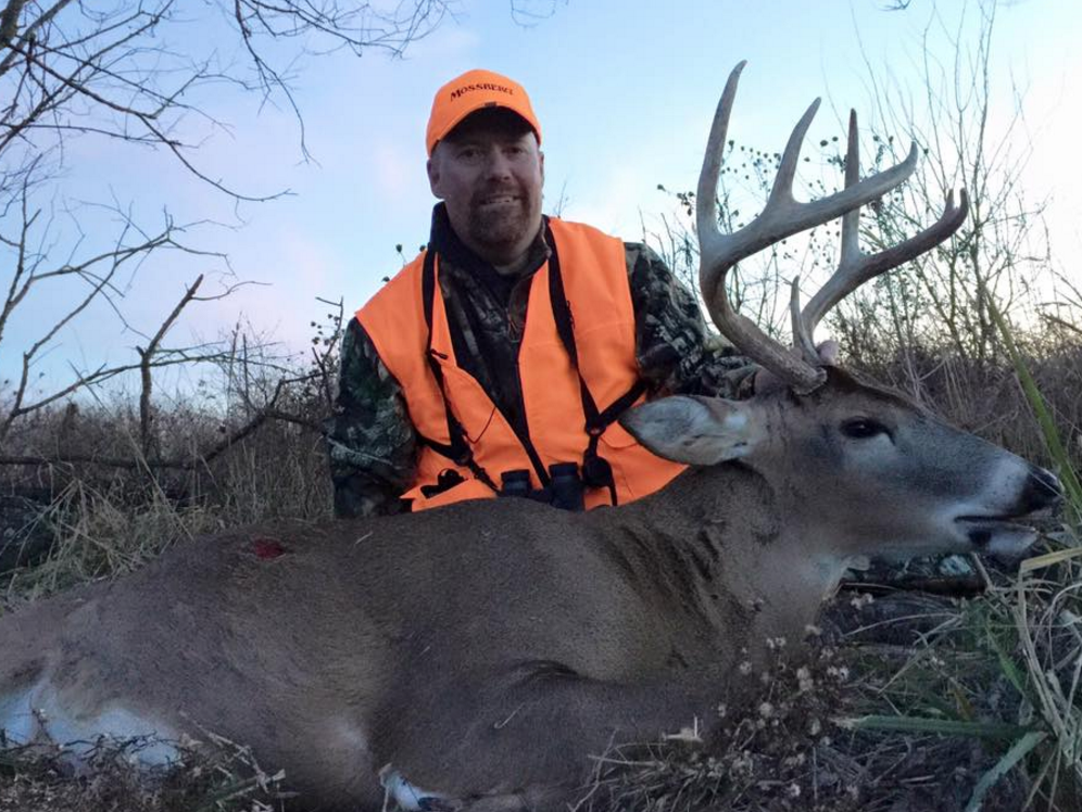 DDH Editor-in-Chief Dan Schmidt tagged out in Kansas on this fine buck, which had a club foot.