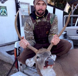 Coyotes have had a serious impact on populations in the Southeast in the last decade, including in North Carolina, which is where this monster spike shot by Dennie Bowman in 2013 came from.