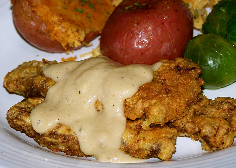 Country fried steak, either venison or beef, is a favorite dish and gets a little love from some milk gravy, too. (Photo: FoodForHunters.blogspot.com)