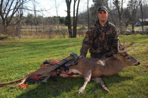 Calling Deer with an Illusion Deer Call Jordan Olson of Wisconsin with a Big Buck