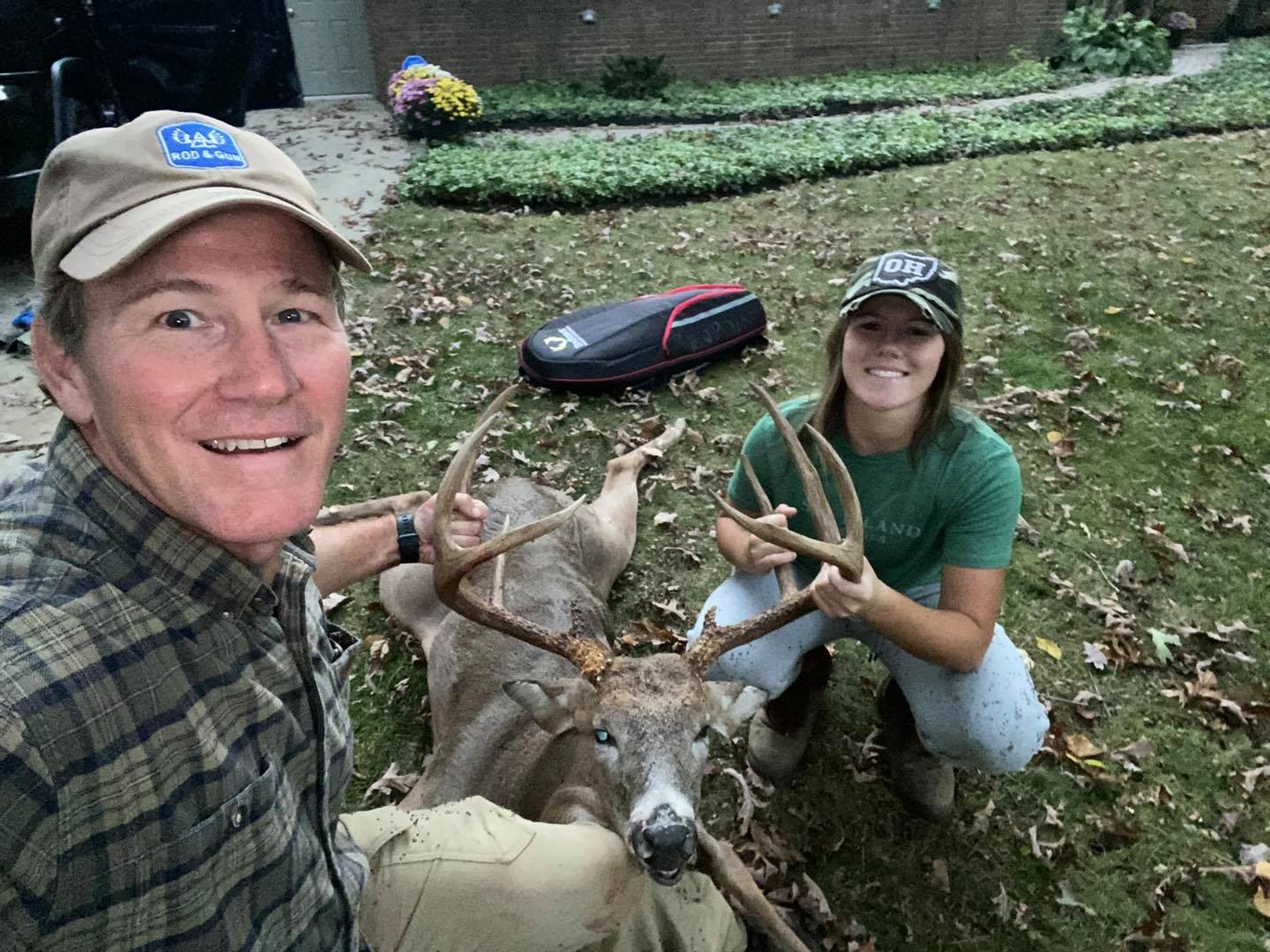 Lt. Governor Husted and his daughter Katie's first buck