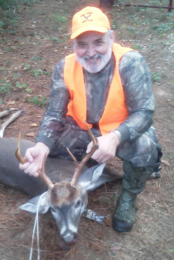 Larry McKenzie of South Carolina watched this buck come to a scrape and licking branch freshened with Smokey's Preorbital Gland Lure.