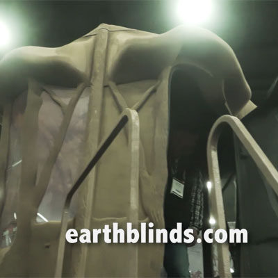 New Hunting Blind Made With Dirt