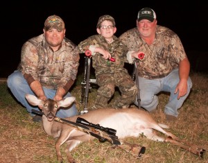 Hunters and voluteers at the Outdoor Friends Forever hunts have a ball cutting up but are serious in the woods. (Photo: OFF/Dan O'Sullivan)