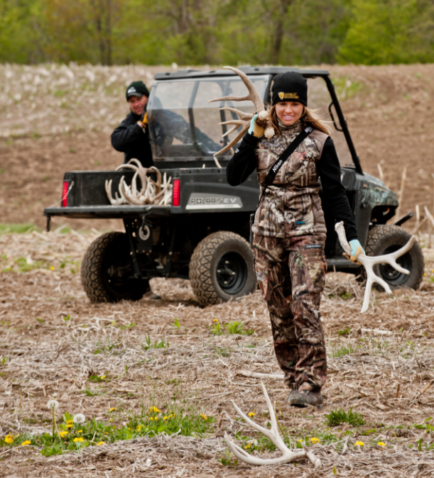 Shed hunting can be a family activity and, if you want to add a twist, a little competition to find the biggest shed!