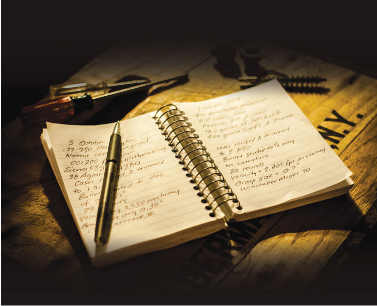 What are the habits and trick of the trade that can help reloaders avoid making mistakes? For one, good records. (Photo: Philip Massaro)