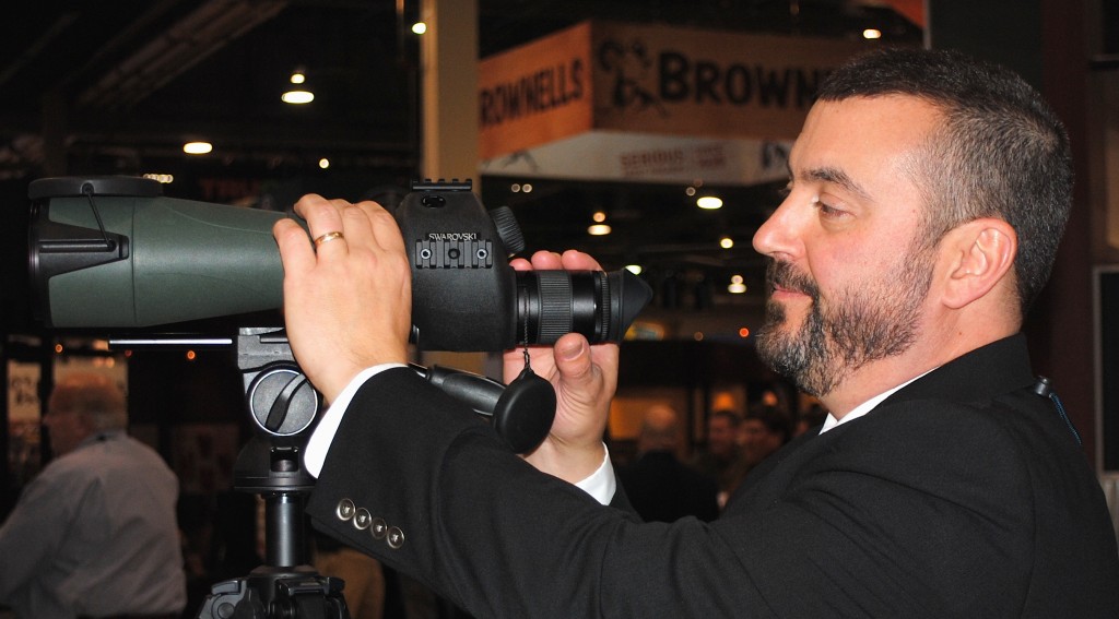 Spotting scopes are helpful for glassing long ranges and for long periods of time. (DDH Photo: Darren Warner)