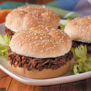Shredded venison makes great sandwiches! (Photo: TasteofHome.com)