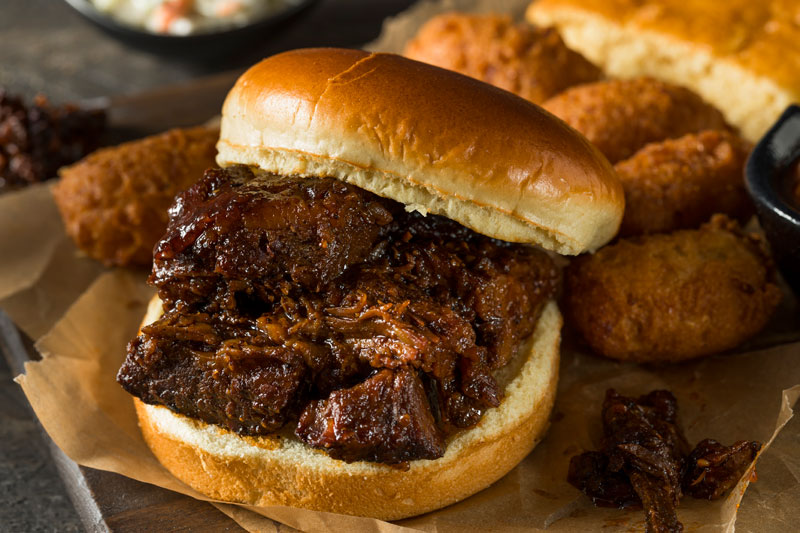 Smoked Venison Sandwich