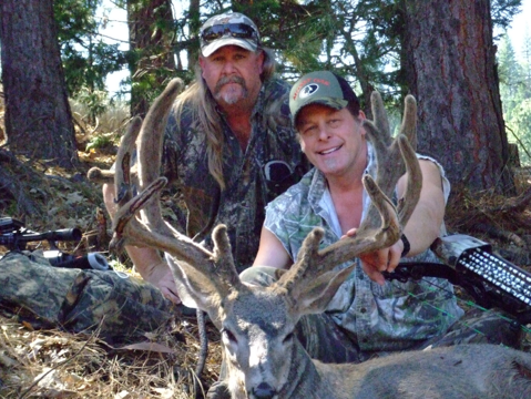 Uncle Ted with a super blacktail buck from a hunt several years ago in California. Wow!