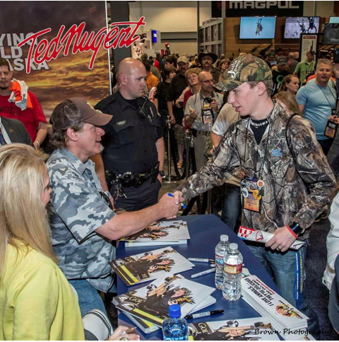 Young and old, fans enjoy meeting Ted and chatting for a moment about hunting, fishing, shooting and the outdoors lifestyle we love!