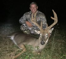 Crossbows are fantastic hunting tools and supre fun to use, as Joshua Leard discovered with this great crossbow buck still in velvet.