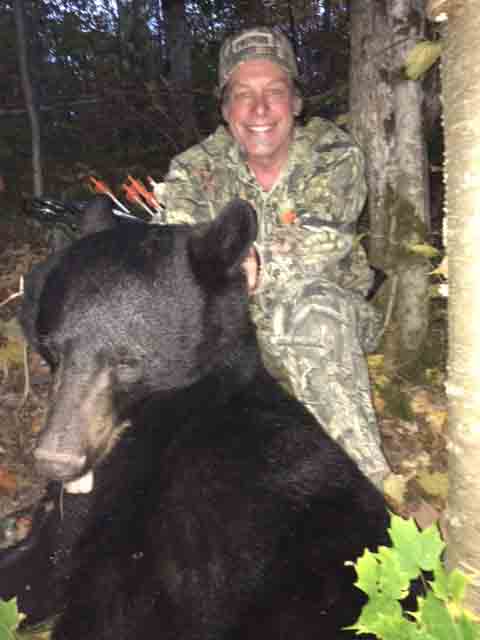 Ted with Black Bear