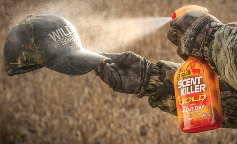 Don't forget caps, gloves, your bow, boots and packs when using odor-control products.
