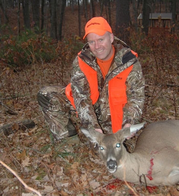 Deer and Deer Hunting Editor Dan Schmidt with his Wisconsin whitetail.